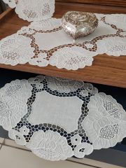 BEYAZ İŞİ YATAK ODASI TAKIMI (ÜRÜNLERİMİZ GÖRSEL AMAÇLIDIR ALINIR)