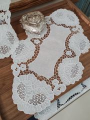 BEYAZ İŞİ YATAK ODASI TAKIMI (ÜRÜNLERİMİZ GÖRSEL AMAÇLIDIR ALINIR)