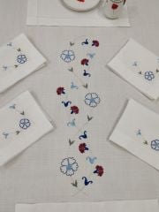 NAKIŞLI MUTFAK TAKIMI(ÜRÜNLERİMİZ GÖRSEL AMAÇLIDIR SİPARİŞ ALINIR)