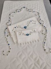 BREZİLYA İŞİ SECCADE TAKIMI (ÜRÜNLERİMİZ GÖRSEL AMAÇLIDIR SİPARİŞ ALINIR)