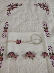 İĞNE OYASI KANEVİÇE SECCADE TAKIMI (ÜRÜNLERİMİZ GÖRSEL AMAÇLIDIR SİPARİŞ ALINIR)