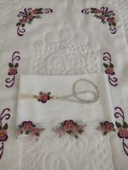 İĞNE OYASI KANEVİÇE SECCADE TAKIMI (ÜRÜNLERİMİZ GÖRSEL AMAÇLIDIR SİPARİŞ ALINIR)