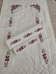 İĞNE OYASI KANEVİÇE SECCADE TAKIMI (ÜRÜNLERİMİZ GÖRSEL AMAÇLIDIR SİPARİŞ ALINIR)