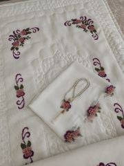 İĞNE OYASI KANEVİÇE SECCADE TAKIMI (ÜRÜNLERİMİZ GÖRSEL AMAÇLIDIR SİPARİŞ ALINIR)