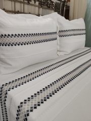 BARGELLO İŞİ NEVRESİM PİKE TAKIMI (ÜRÜNLERİMİZ GÖRSEL AMAÇLIDIR SİPARİŞ ALINIR )