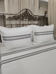 BARGELLO İŞİ NEVRESİM PİKE TAKIMI (ÜRÜNLERİMİZ GÖRSEL AMAÇLIDIR SİPARİŞ ALINIR )