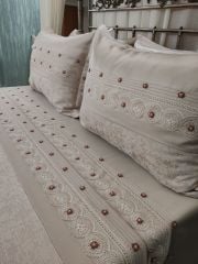 BREZİLYA İŞİ NEVRESİM PİKE TAKIMI (ÜRÜNLERİMİZ GÖRSEL AMAÇLIDIR SİPARİŞ ALINIR)