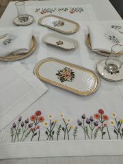 BREZİLYA NAKIŞLI MUTFAK TAKIMI (ÜRÜNLERİMİZ GÖRSEL AMAÖLIDIR SİPARİŞ ALINIR)