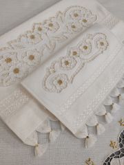 BEYAZ İŞ BOHCA TAKIMI (ÜRÜNLERİMİZ GÖRSEL AMAÇLIDIR SİPARİŞ ALINIR )