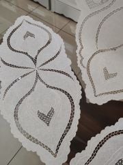 BEYAZ İŞ SALON TAKIMI (ÜRÜNLERİMİZ GÖRSEL AMAÇLIDIR SİPARİŞ ALINIR )