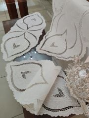 BEYAZ İŞ SALON TAKIMI (ÜRÜNLERİMİZ GÖRSEL AMAÇLIDIR SİPARİŞ ALINIR )