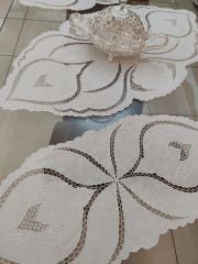 BEYAZ İŞ SALON TAKIMI (ÜRÜNLERİMİZ GÖRSEL AMAÇLIDIR SİPARİŞ ALINIR )