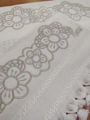 NAKIŞLI HAVLU TAKIMI (ÜRÜNLERİMİZ GÖRSEL AMAÇLIDIR SİPARİŞ ALINIR )