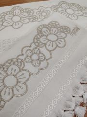 NAKIŞLI HAVLU TAKIMI (ÜRÜNLERİMİZ GÖRSEL AMAÇLIDIR SİPARİŞ ALINIR )