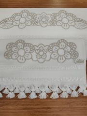 NAKIŞLI HAVLU TAKIMI (ÜRÜNLERİMİZ GÖRSEL AMAÇLIDIR SİPARİŞ ALINIR )