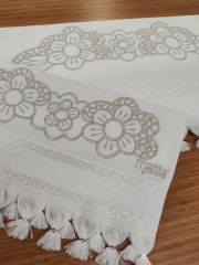 NAKIŞLI HAVLU TAKIMI (ÜRÜNLERİMİZ GÖRSEL AMAÇLIDIR SİPARİŞ ALINIR )