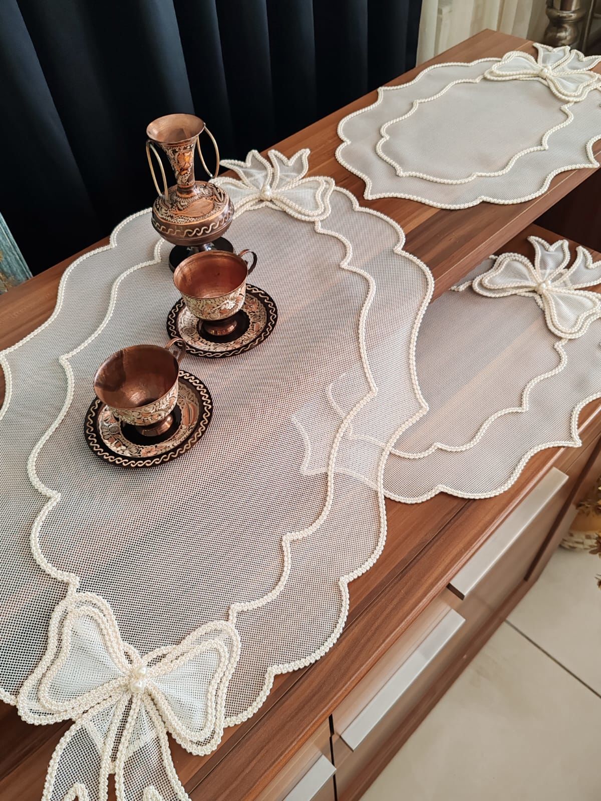 TÜL ANGLES YATAK ODASI TAKIMI ( ÜRÜNLERİMİZ GÖRSEL AMAÇLIDIR SİPARİŞ ALINIR)