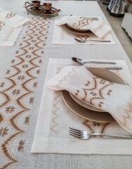 BARGELLO NAKIŞLI SERVİS TAKIMI (ÜRÜNLERİMİZ GÖRSEL AMAÇLIDIR SİPARİŞ ALINIR)