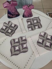 BARGELLO İŞİ YATAK ODASI TAKIMI(ÜRÜNLERİMİZ GÖRSEL AMAÇLIDIR SİPARİŞ ALINIR )