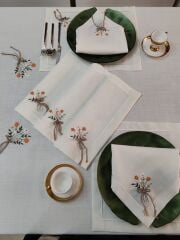 BREZİLYA NAKIŞLI SERVİS TAKIMI (ÜRÜNLERİMİZ GÖRSEL AMAÇLIDIR SİPARİŞ ALINIR )