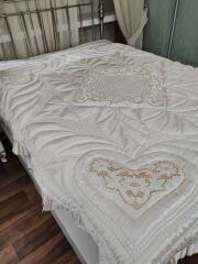 BEYAZ İŞ YORGAN (ÜRÜNLERİMİZ GÖRSEL AMAÇLIDIR SİPARİŞ ALINIR)