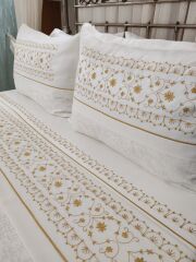 NAKIŞLI NEVRESİM PİKE TAKIMI (ÜRÜNLERİMİZ GÖRSEL AMAÇLIDIR SİPARİŞ ALINIR)