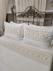 NAKIŞLI NEVRESİM PİKE TAKIMI (ÜRÜNLERİMİZ GÖRSEL AMAÇLIDIR SİPARİŞ ALINIR)