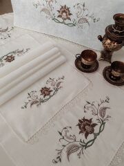 İĞNE OYASI NAKIŞLI SALON TAKIMI (ÜRÜNLERİMİZ GÖRSEL AMAÇLIDIR SİPARİŞ ALINIR)