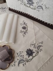 İĞNE OYASI NAKIŞLI SALON TAKIMI (ÜRÜNLERİMİZ GÖRSEL AMAÇLIDIR SİPARİŞ ALINIR)