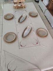 BREZİLYA İŞİ MASA ÖRTÜSÜ (ÜRÜNLERİMİZ GÖRSEL AMAÇLIDIR SİPARİŞ ALINIR)