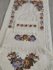 KANEVİÇE SECCADE TAKIMI (ÜRÜNLERİMİZ GÖRSEL AMAÇLIDIR SİPARİŞ ALINIR)