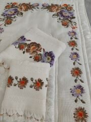 KANEVİÇE SECCADE TAKIMI (ÜRÜNLERİMİZ GÖRSEL AMAÇLIDIR SİPARİŞ ALINIR)