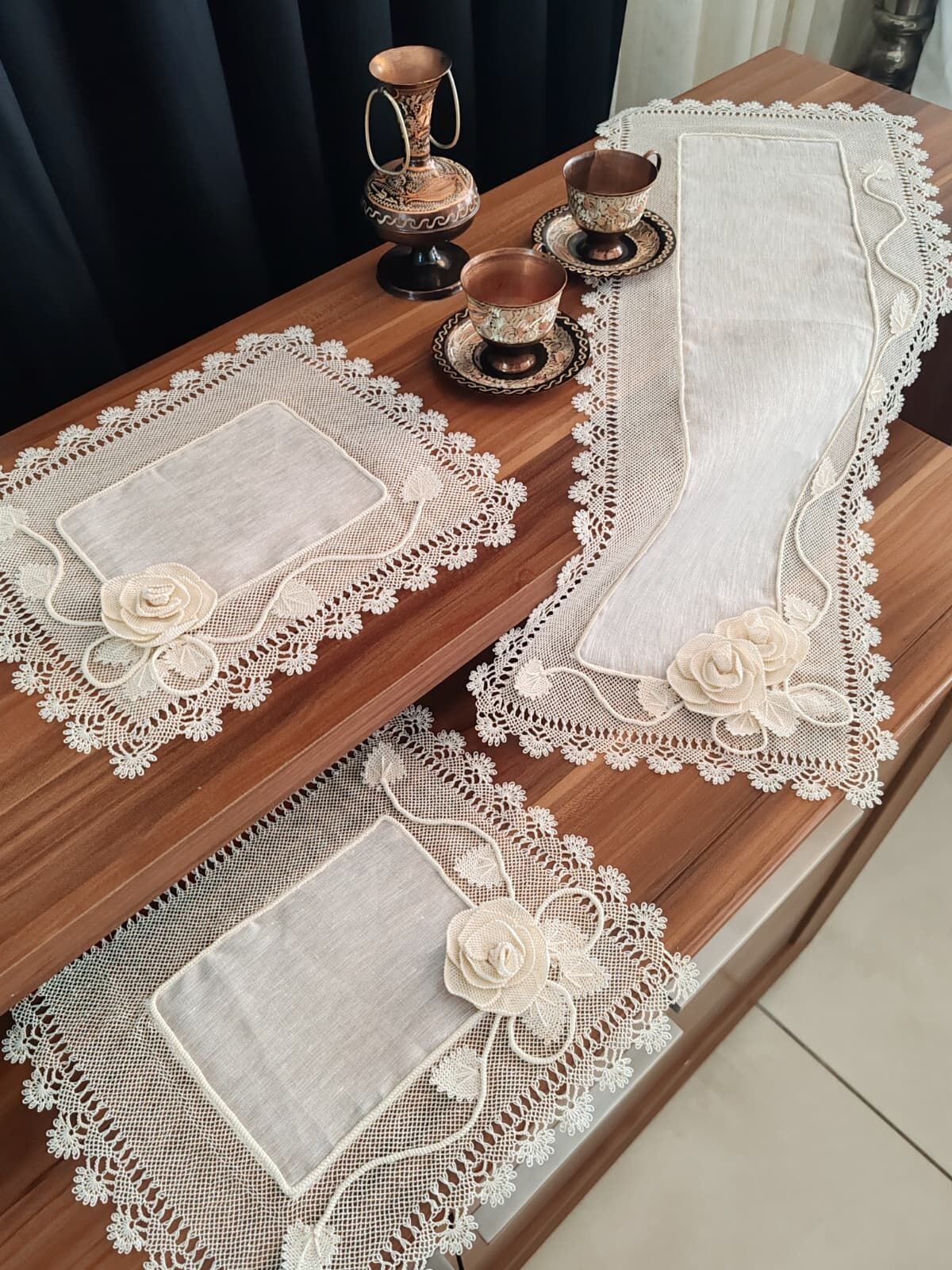 İĞNE OYASI YATAK ODASI TAKIMI (ÜRÜNLERİMİZ GÖRSEL AMAÇLIDIR SİPARİŞ ALINIR )