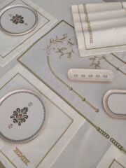 NAKIŞLI SERVİS TAKIMI (ÜRÜNLERİMİZ GÖRSEL AMAÇLIDIR SİPARİŞ ALINIR )