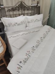 BREZİLYA İŞİ NEVRESİM VE PİKE TAKIMI (ÜRÜNLERİMİZ GÖRSEL AMAÇLIDIR SİPARİŞ ALINIR )