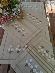 İĞNE OYASI KANEVİÇE SALON TAKIMI (ÜRÜNLERİMİZ GÖRSEL AMAÇLIDIR SİPARİŞ ALINIR )