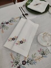 BREZİLYA NAKIŞLI SERVİS TAKIMI (ÜRÜNLERİMİZ GÖRSEL AMAÇLIDIR SİPARİŞ ALINIR)