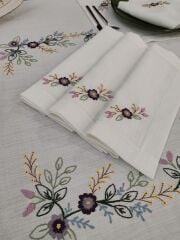 BREZİLYA NAKIŞLI SERVİS TAKIMI (ÜRÜNLERİMİZ GÖRSEL AMAÇLIDIR SİPARİŞ ALINIR)