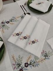 BREZİLYA NAKIŞLI SERVİS TAKIMI (ÜRÜNLERİMİZ GÖRSEL AMAÇLIDIR SİPARİŞ ALINIR)