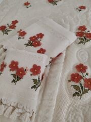 KANEVİÇE İĞNE OYASI SECCADE TAKIMI (ÜRÜNLERİMİZ GÖRSEL AMAÇLIDIR SİPARİŞ ALINIR)