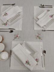 BREZİLYA NAKIŞLI SERVİS TAKIMI (ÜRÜNLERİMİZ GÖRSEL AMAÇLIDIR SİPARİŞ ALINIR )