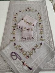 İĞNE OYASI KANEVİÇE SECCADE TAKIMI (ÜRÜNLERİMİZ GÖRSEL AMAÇLIDIR SİPARİŞ ALINIR)