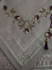 İĞNE OYASI KANEVİÇE SECCADE TAKIMI (ÜRÜNLERİMİZ GÖRSEL AMAÇLIDIR SİPARİŞ ALINIR)