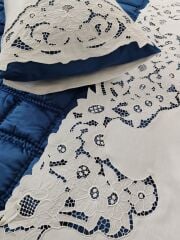 BEYAZ İŞ YORĞAN TAKIMI (ÜRÜNLERİMİZ GÖRSEL AMAÇLIDIR SİPARİŞ ALINIR )