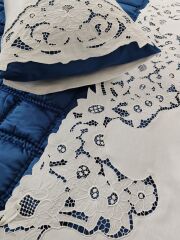 BEYAZ İŞ YORĞAN TAKIMI (ÜRÜNLERİMİZ GÖRSEL AMAÇLIDIR SİPARİŞ ALINIR )