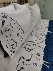 BEYAZ İŞ YORĞAN TAKIMI (ÜRÜNLERİMİZ GÖRSEL AMAÇLIDIR SİPARİŞ ALINIR )