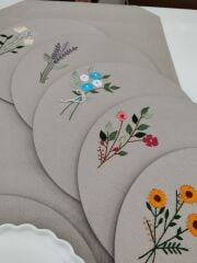 BREZİLYA NAKIŞLI RUNNER TAKIMI (ÜRÜNLERİMİZ GÖRSEL AMAÇLIDIR SİPARİŞ ALINIR )