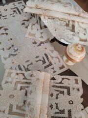 BEYAZ İŞİ SALON TAKIMI (ÜRÜNLERİMİZ GÖRSEL AMAÇLIDIR SİPARİŞ ALINIR )