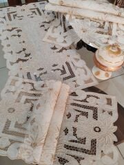 BEYAZ İŞİ SALON TAKIMI (ÜRÜNLERİMİZ GÖRSEL AMAÇLIDIR SİPARİŞ ALINIR )