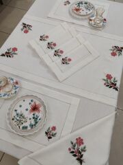 BRZİLYA NAKIŞLI MUTFAK TAKIMI (ÜRÜNLERİMİZ GÖRSEL AMAÇLIDIR SİPARİŞ ALINIR )